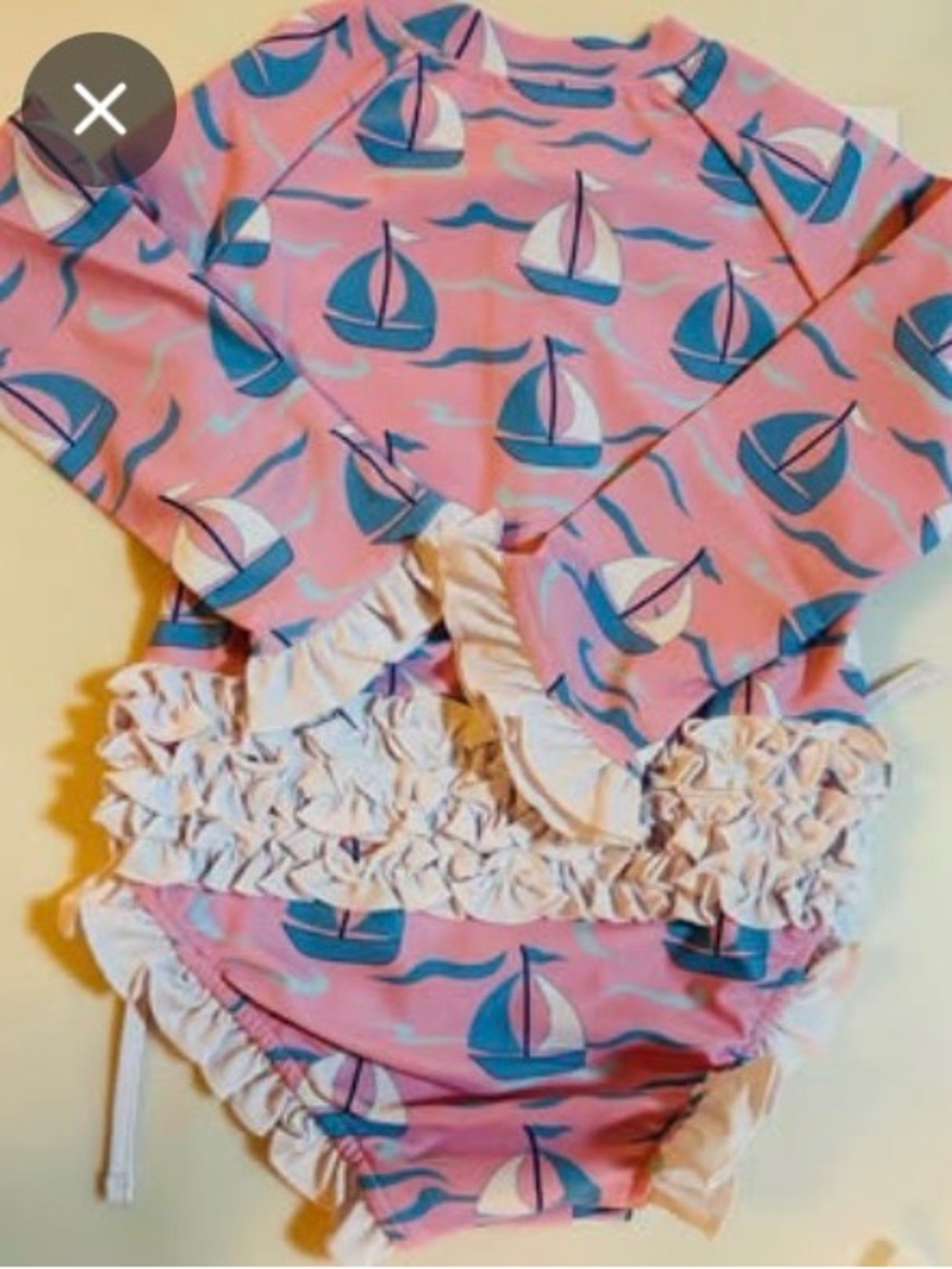 Beach Baby Beauty Rash Guard - Picture 3 of 3
